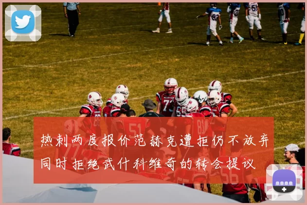 热刺两度报价范赫克遭拒仍不放弃同时拒绝武什科维奇的转会提议